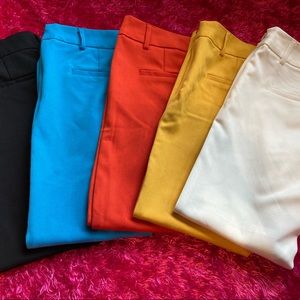 Set of Five Dress Pants